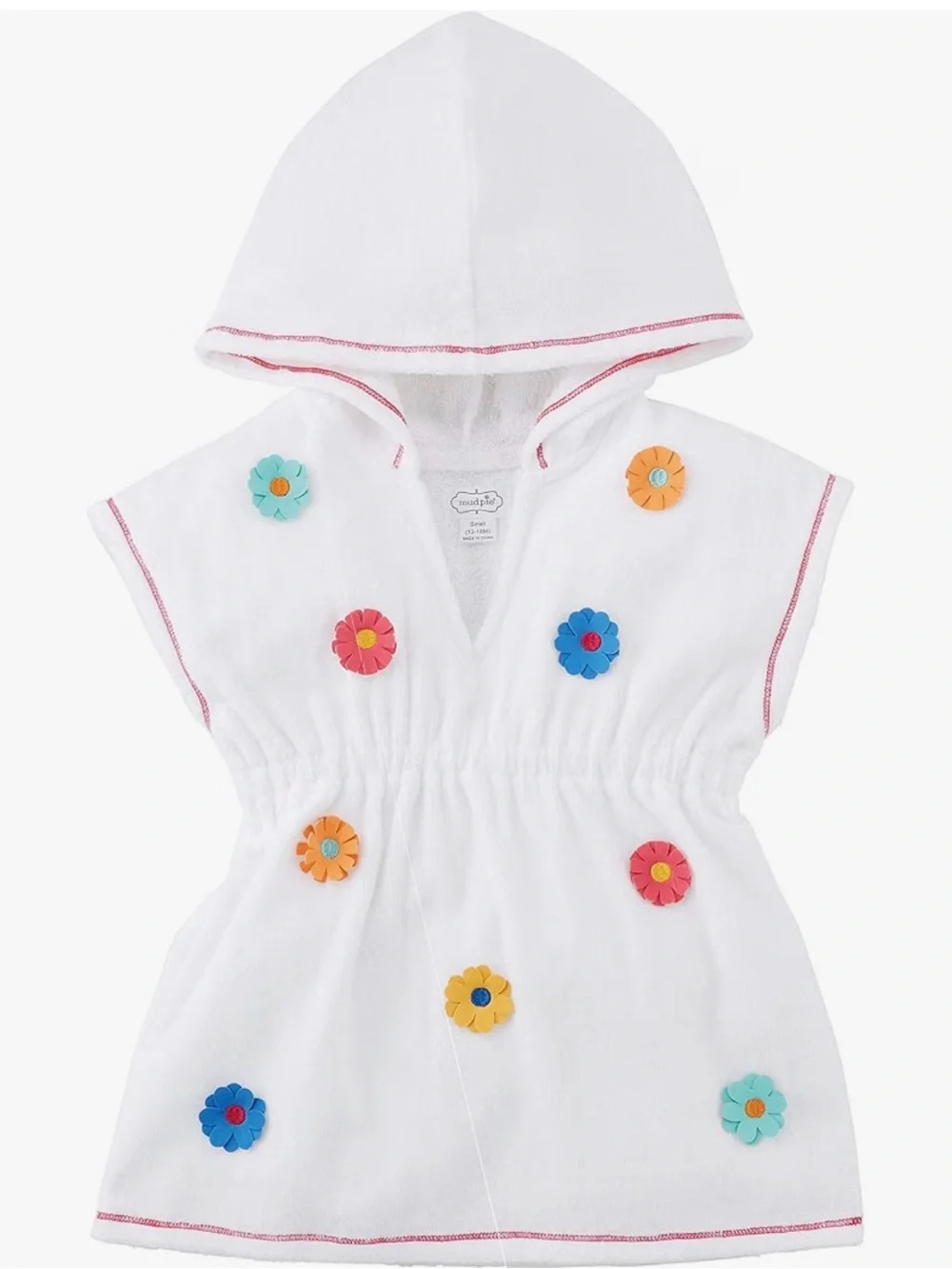 Mud Pie Baby Girl’s Terry Flower Cover Up Sz 12-18m
